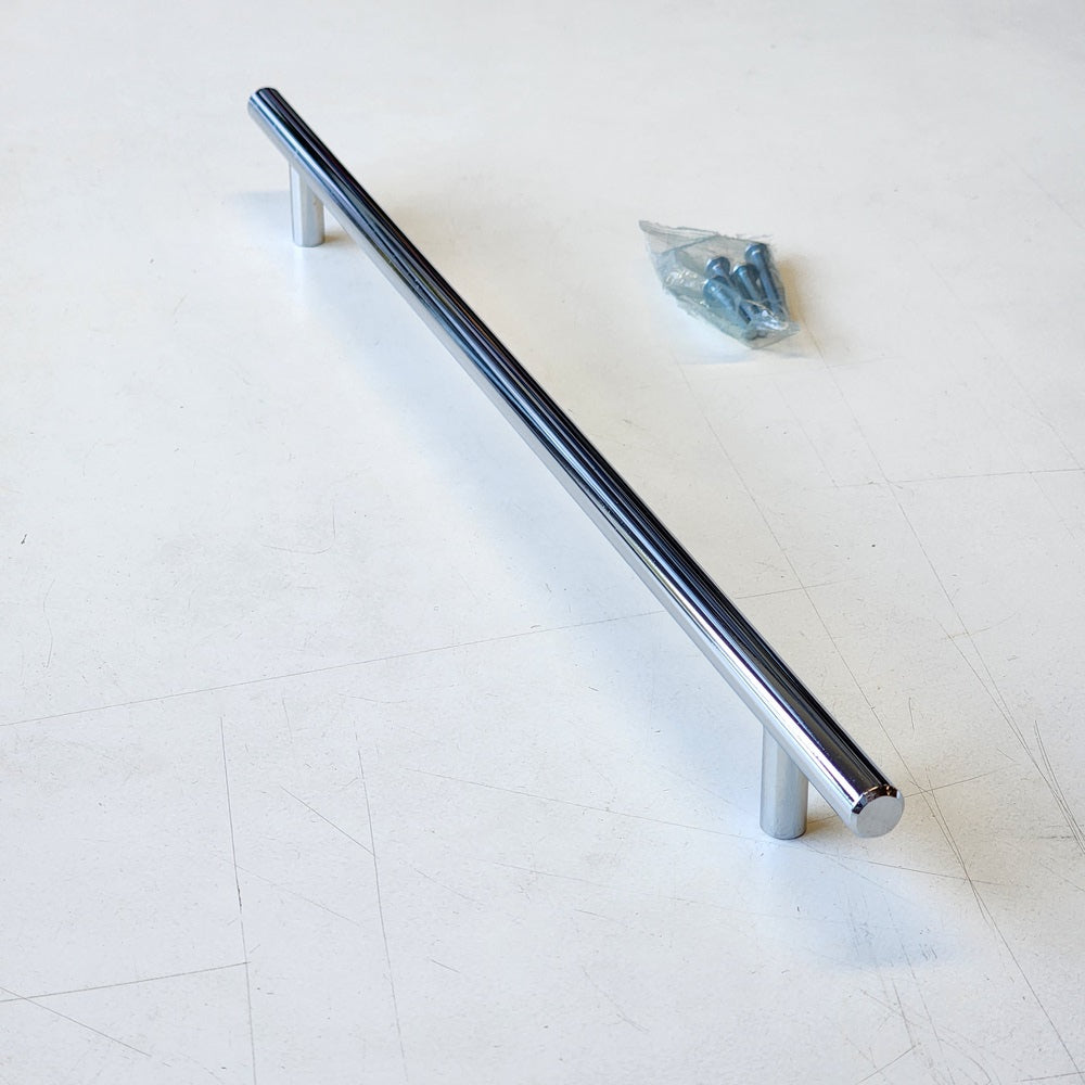 Bar Pulls 12-5/8 in. (320mm) Modern Polished Chrome Bar Cabinet Pull (BP1901426) Bar Pulls 12-5/8 in. (320mm) Modern Polished Chrome Bar Cabinet Pull (BP1901426)